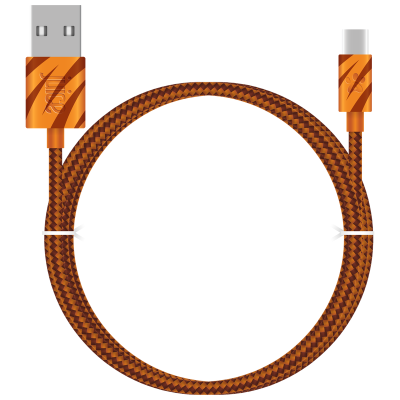 Juice Animals USB Type-C Braided 2m Charging Cable