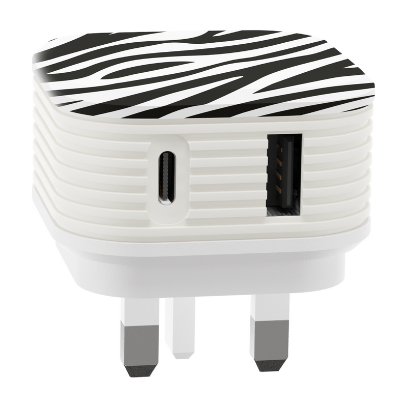 Juice Animals 20W Dual Port USB-A/C PD Plug