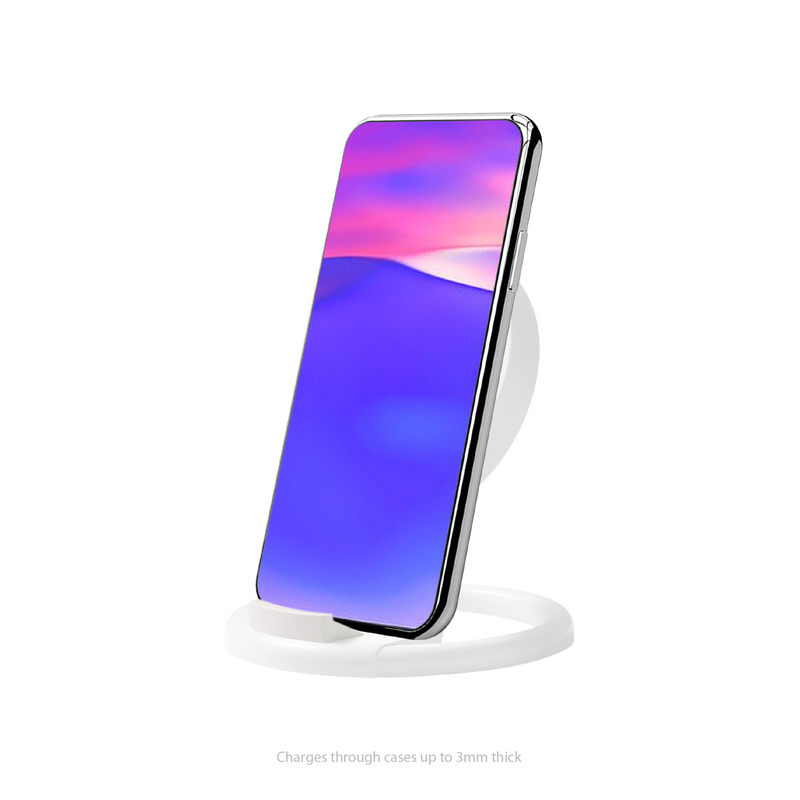 Juice Kickstand 5W Wireless Charger - White