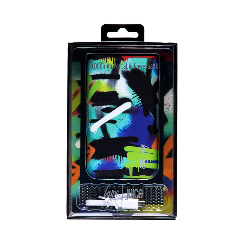 Juice x Hype Slim Power Bank 10,000mAh – Graffiti